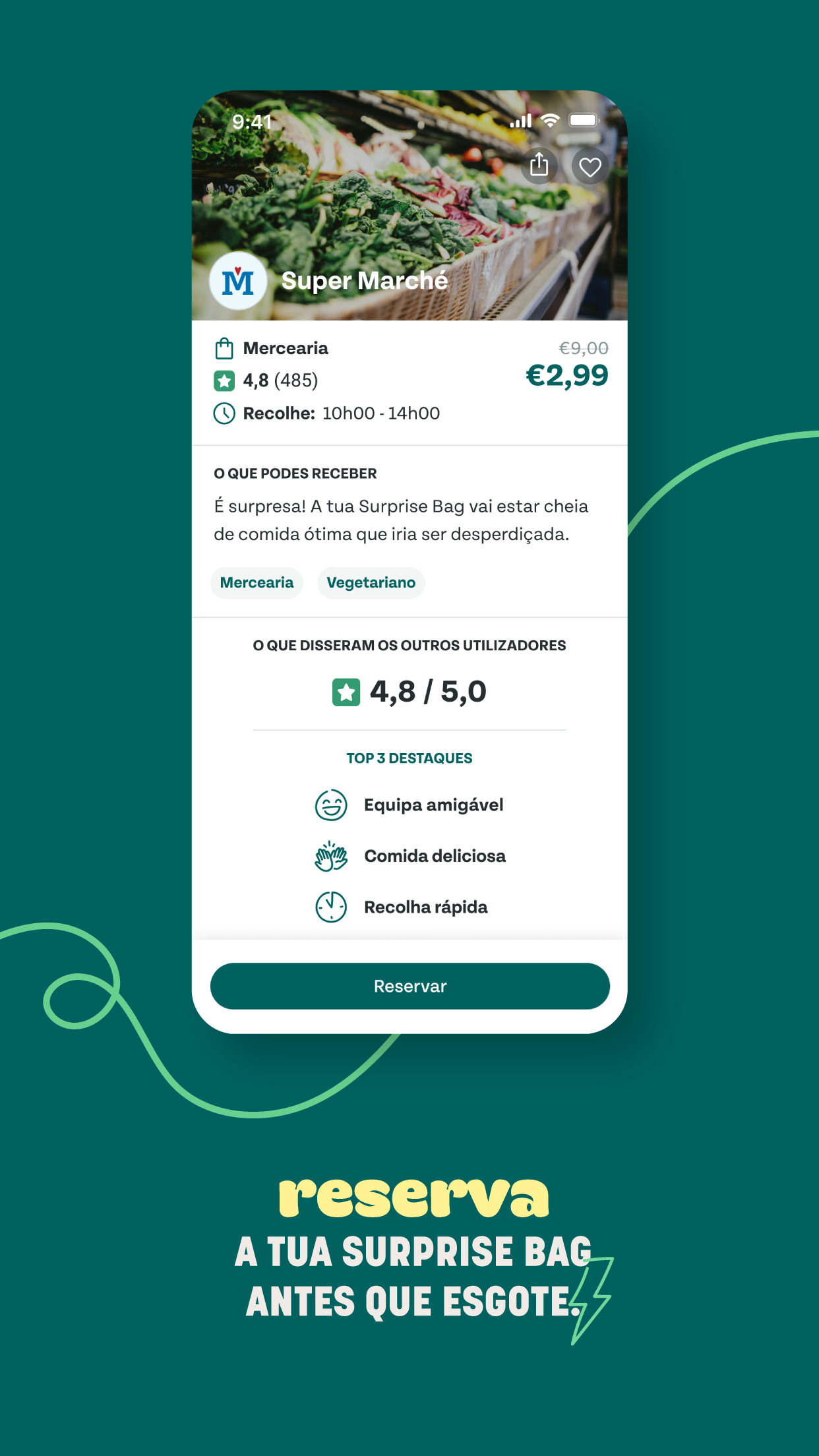 Captura de ecrã 3 da app Too Good To Go: Salva Comida