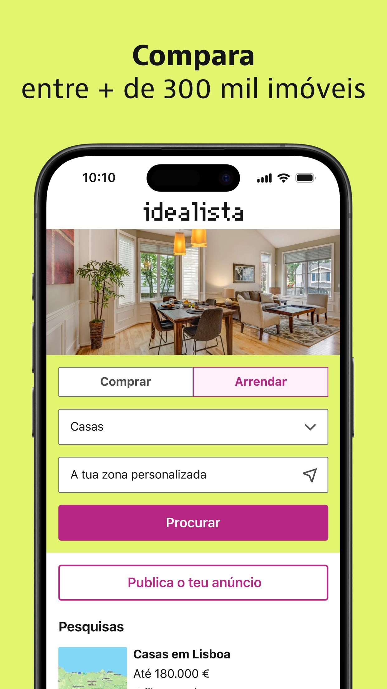 Captura de ecrã 1 da app idealista