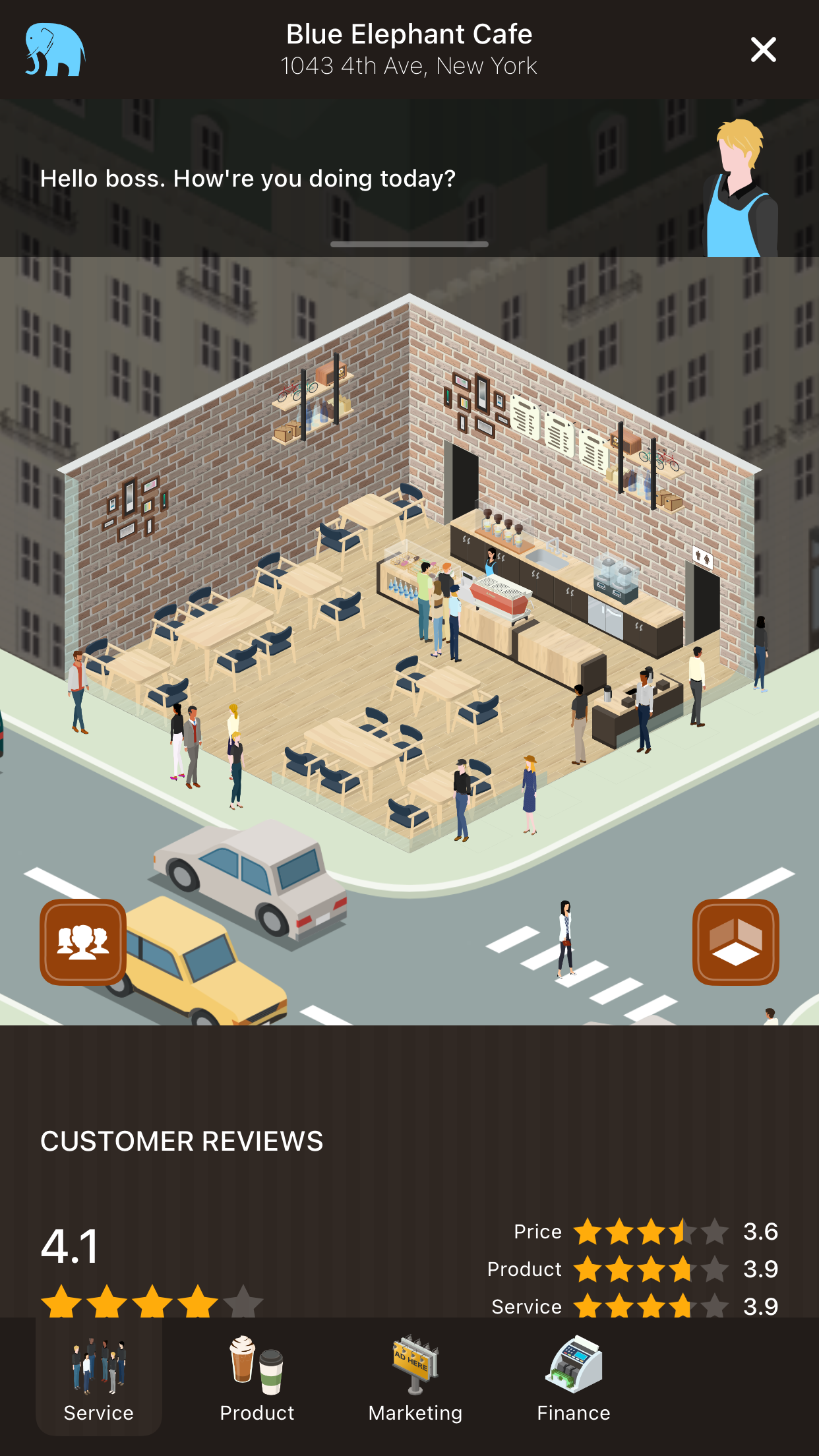 Captura de ecrã 4 da app Coffee Inc 2