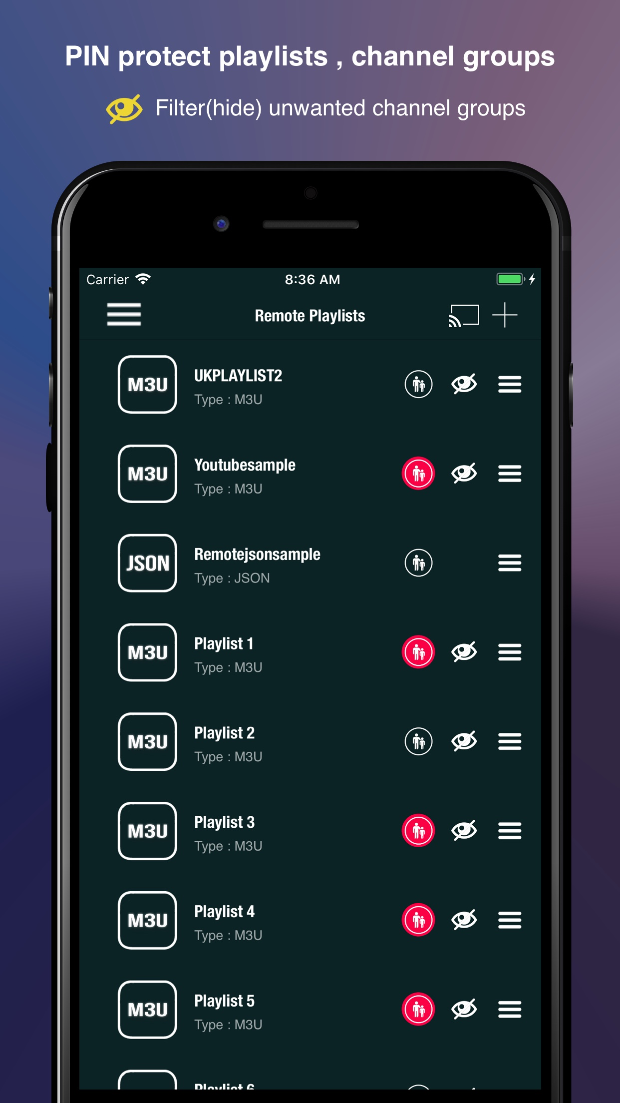 Captura de ecrã 3 da app GSE SMART IPTV PRO