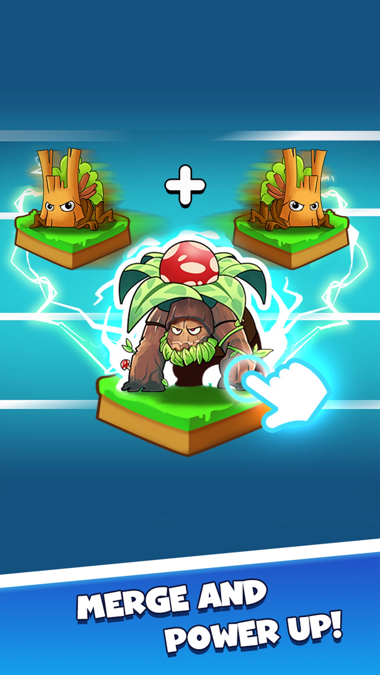 Captura de ecrã 2 da app Merge Plants - Monster Defense