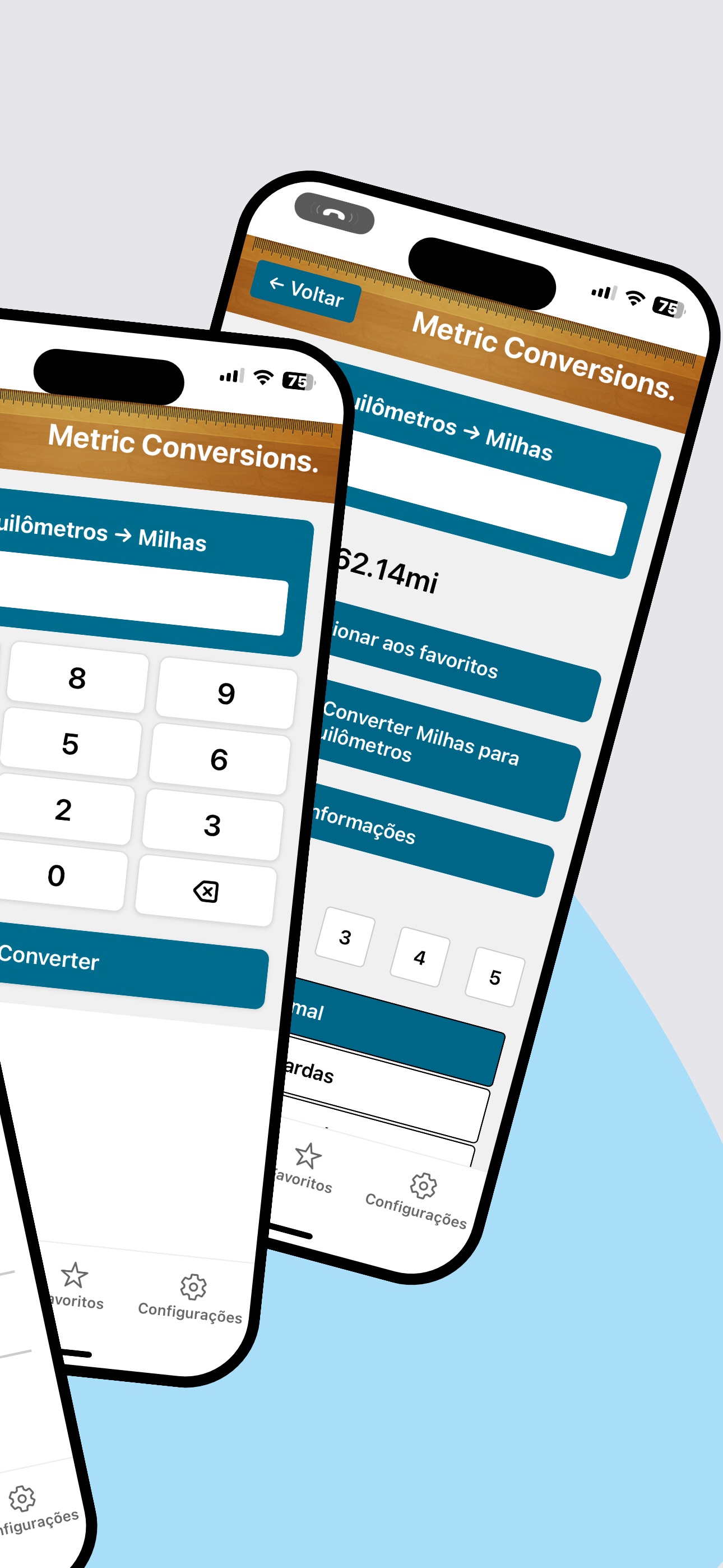 Captura de ecrã 2 da app Metric Conversions Premium