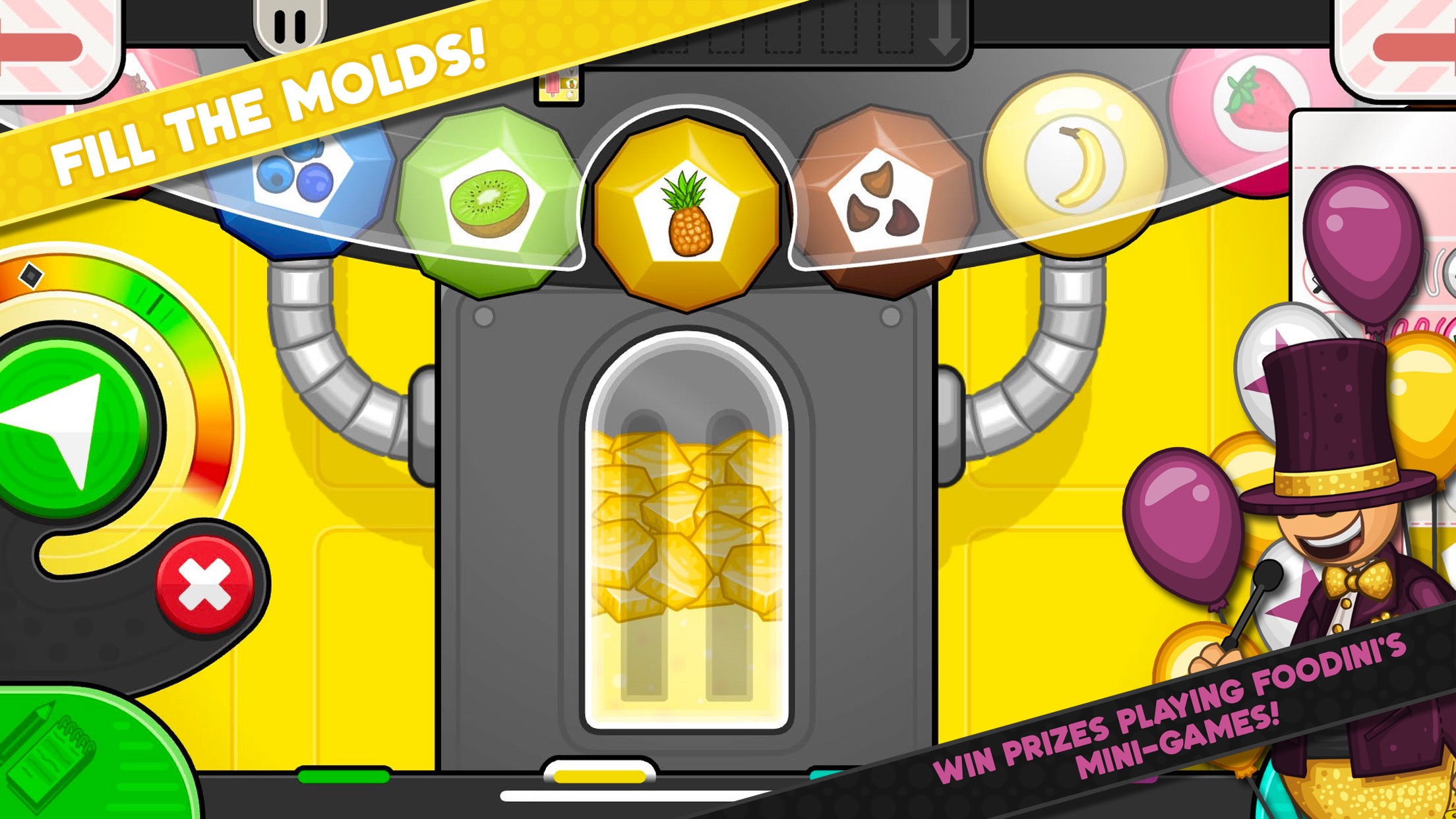 Captura de ecrã 3 da app Papa's Paleteria To Go!