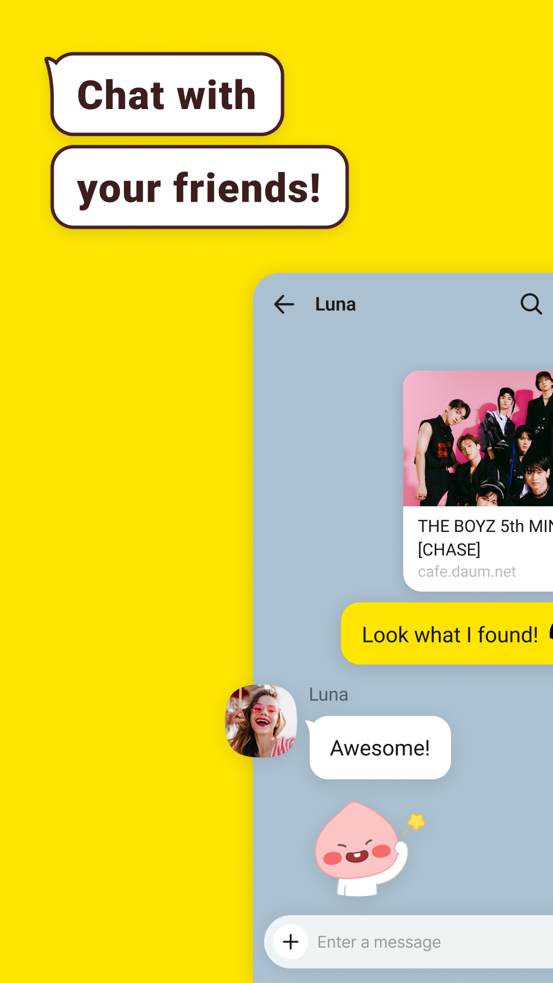 Captura de ecrã 1 da app KakaoTalk : Messenger