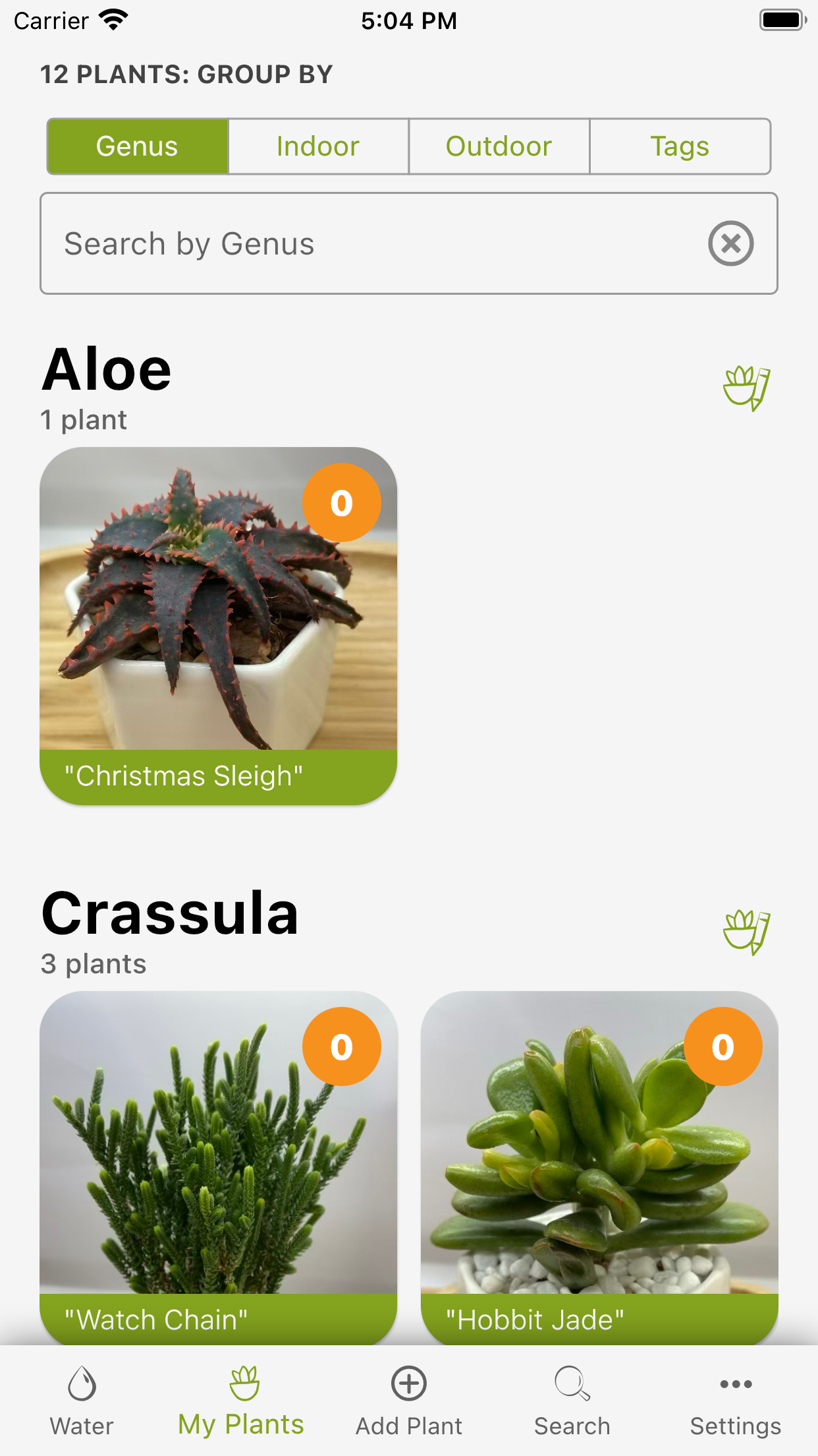 Captura de ecrã 1 da app Cheerful Plants