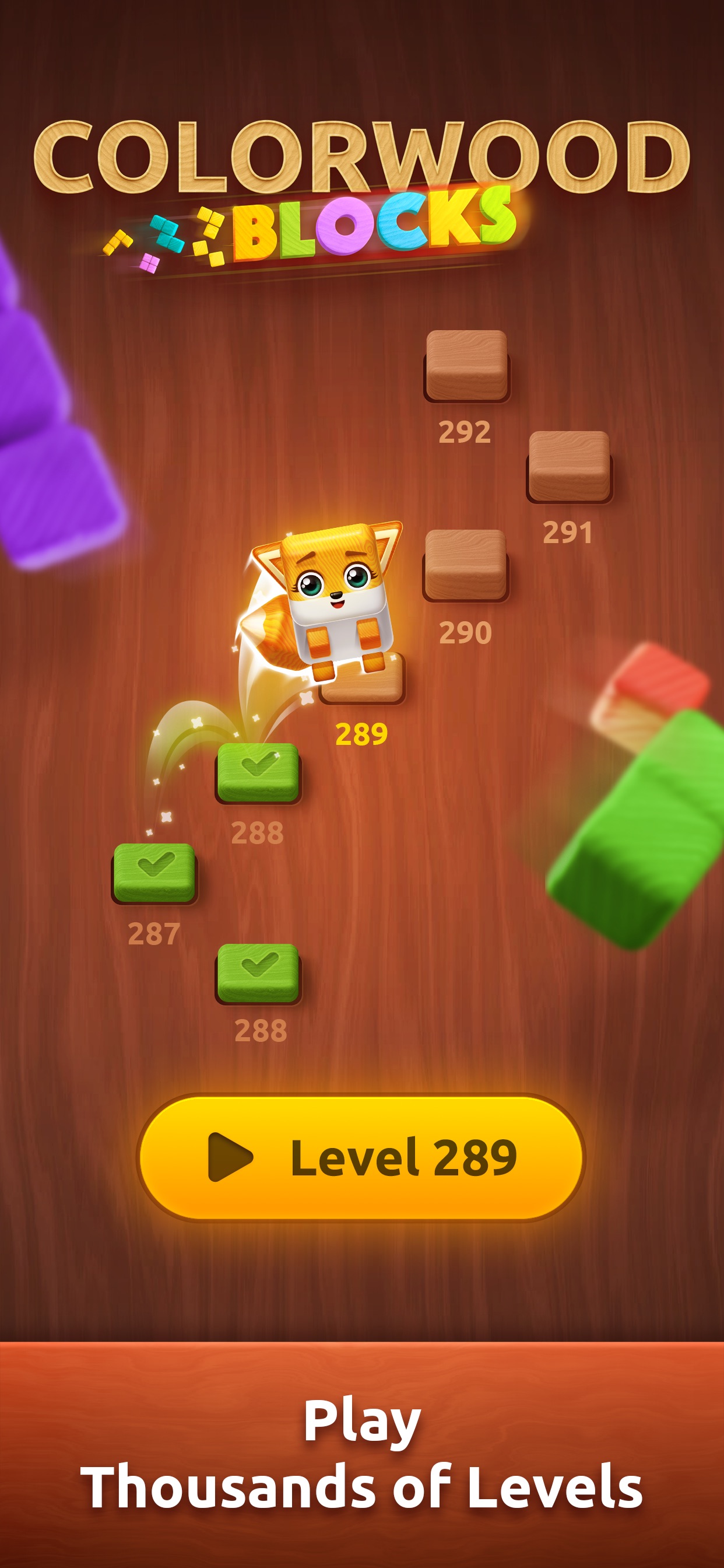 Captura de ecrã 4 da app Colorwood Blocks: Wood Puzzle