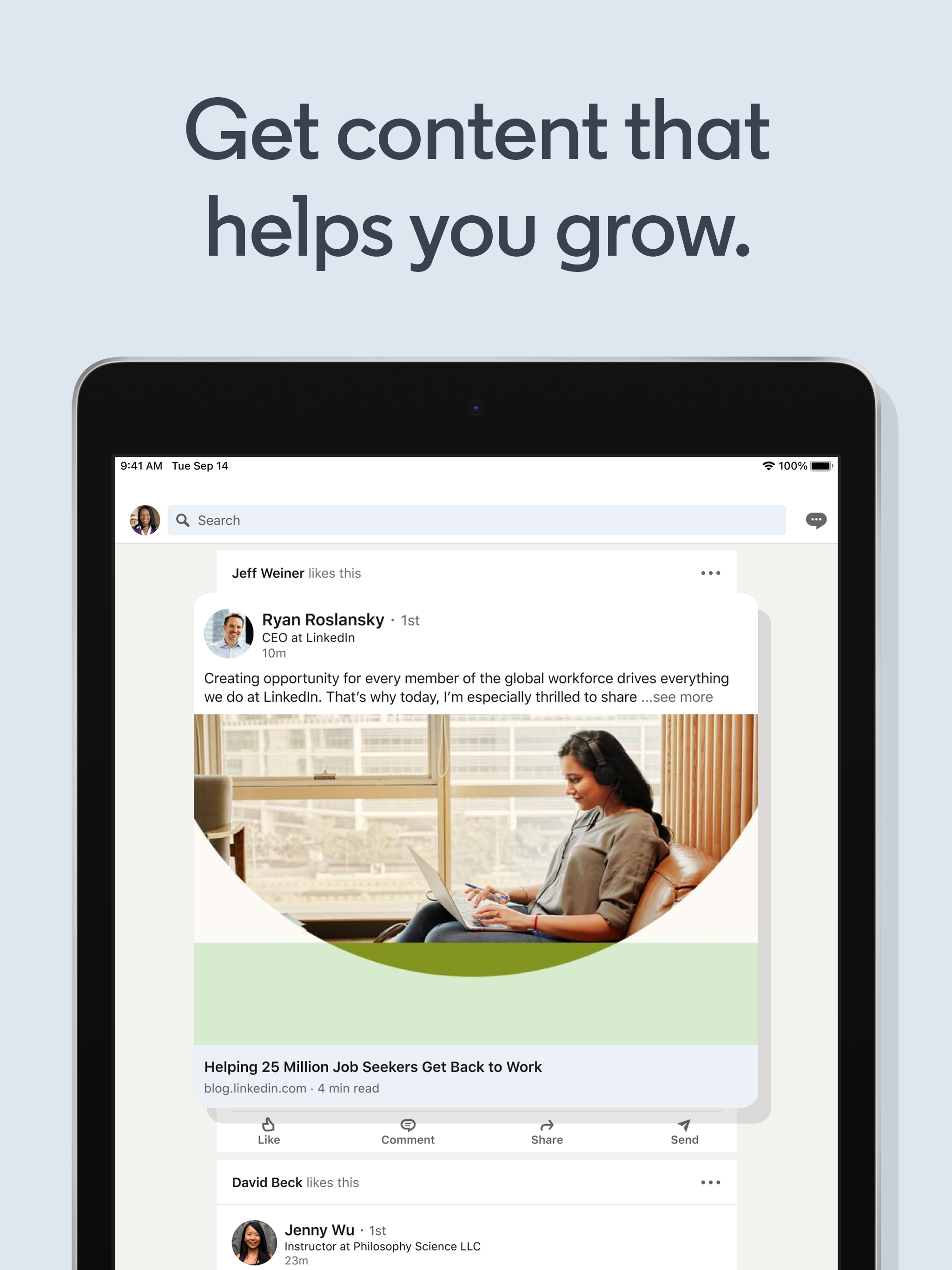 Captura de ecrã 4 da app LinkedIn: Perfil Profissional