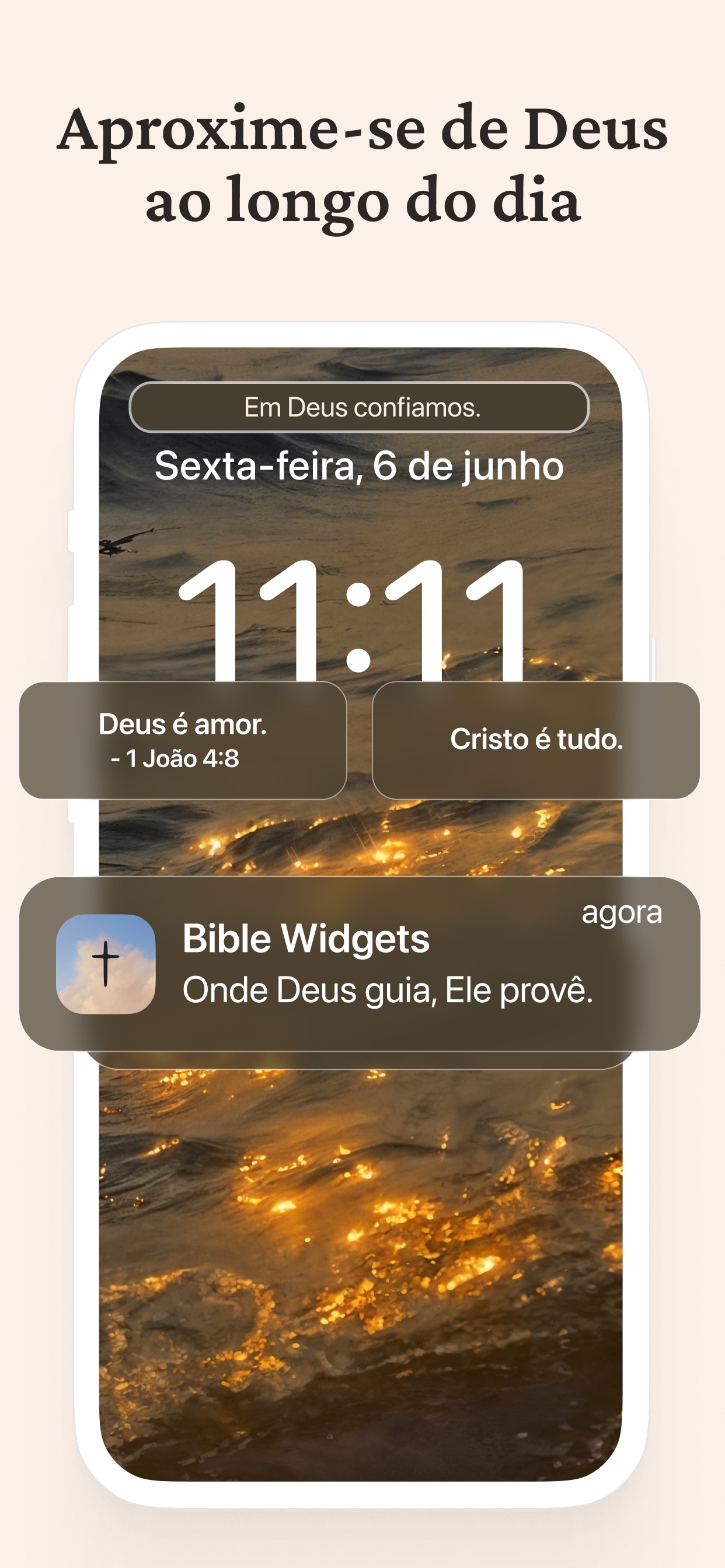 Captura de ecrã 1 da app Bíblia: Versículos e Orações