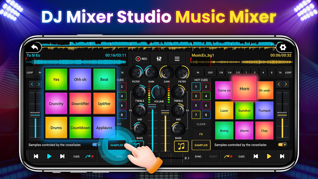 Captura de ecrã 3 da app Estúdio de Mixagem de DJ