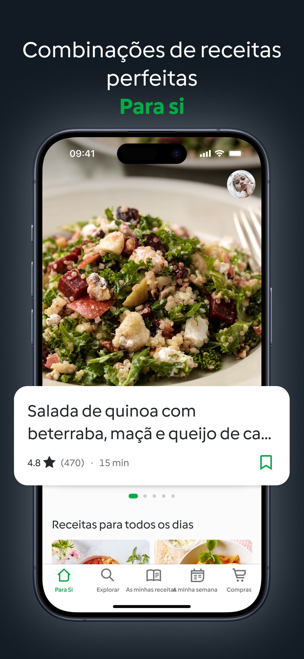 Captura de ecrã 1 da app Bimby®, Cookidoo®