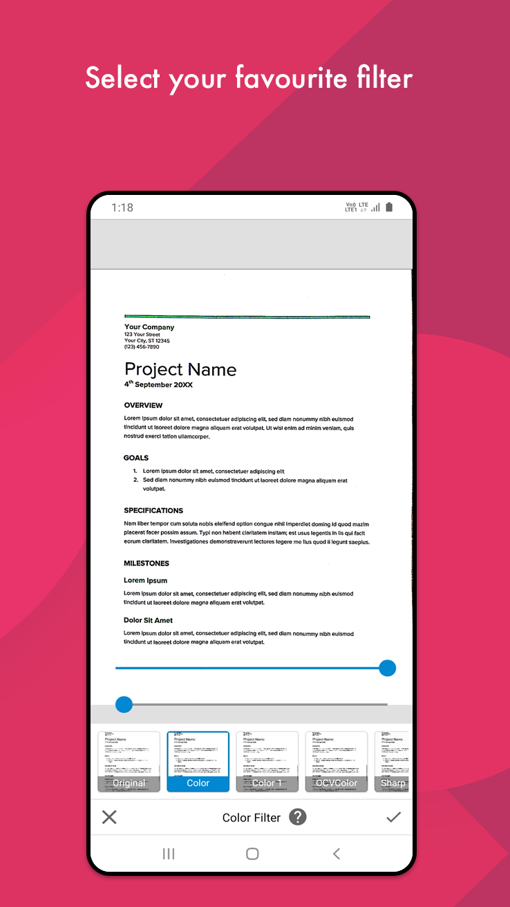 Captura de ecrã 2 da app Document Scanner - PDF Creator