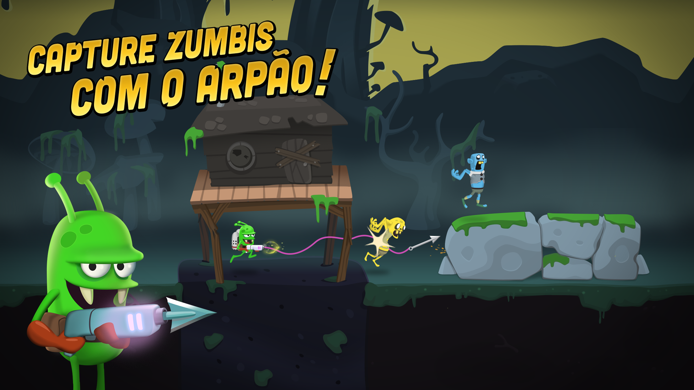 Captura de ecrã 3 da app Zombie Catchers - Pegar zumbis