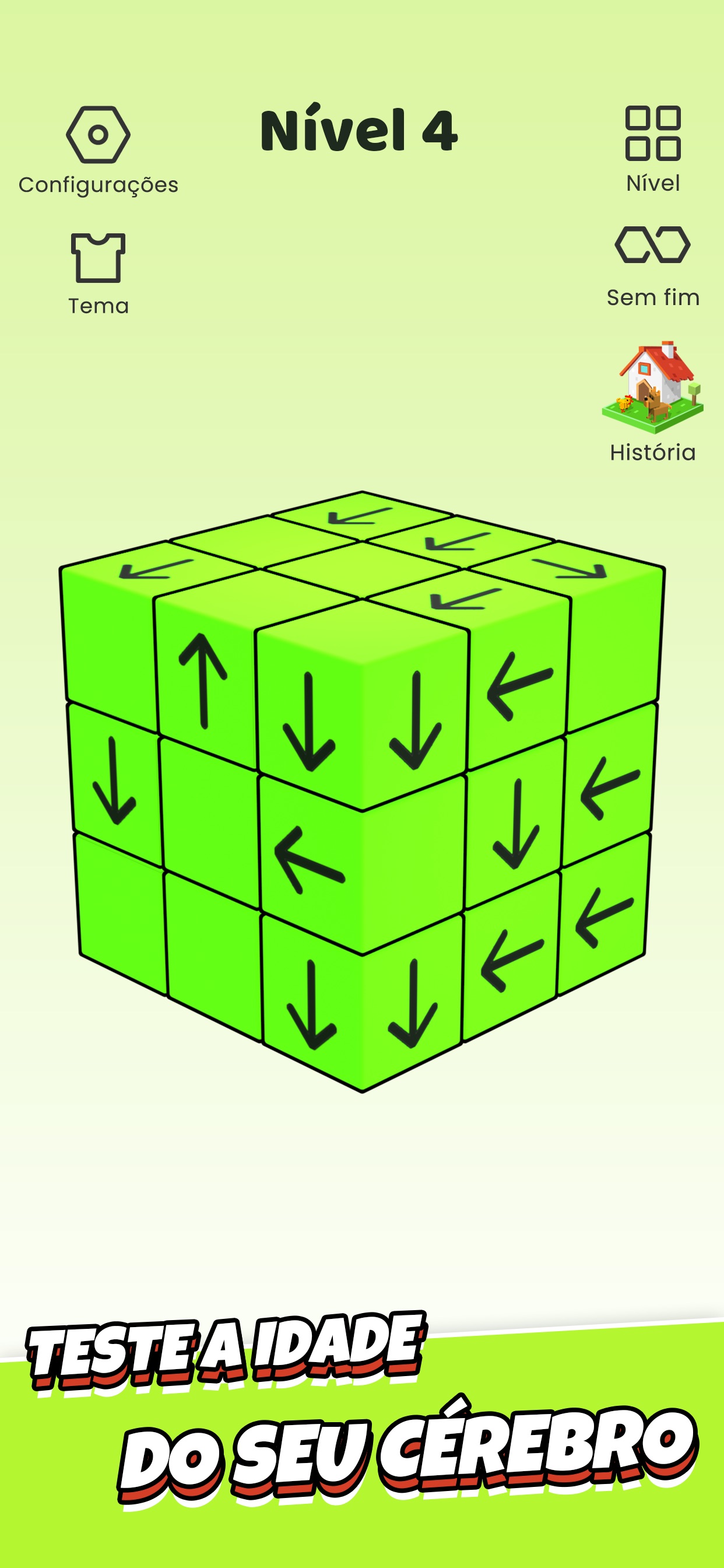 Captura de ecrã 1 da app Take Away: Quebra-cabeça Cubo