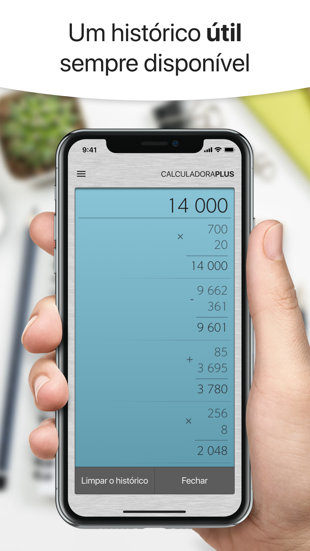 Captura de ecrã 3 da app Calculadora Plus - PRO