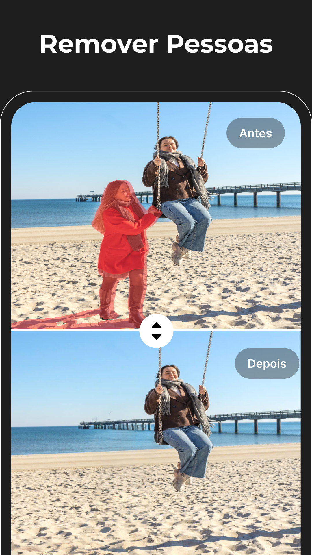 Captura de ecrã 1 da app Magic Eraser - Remover Objetos