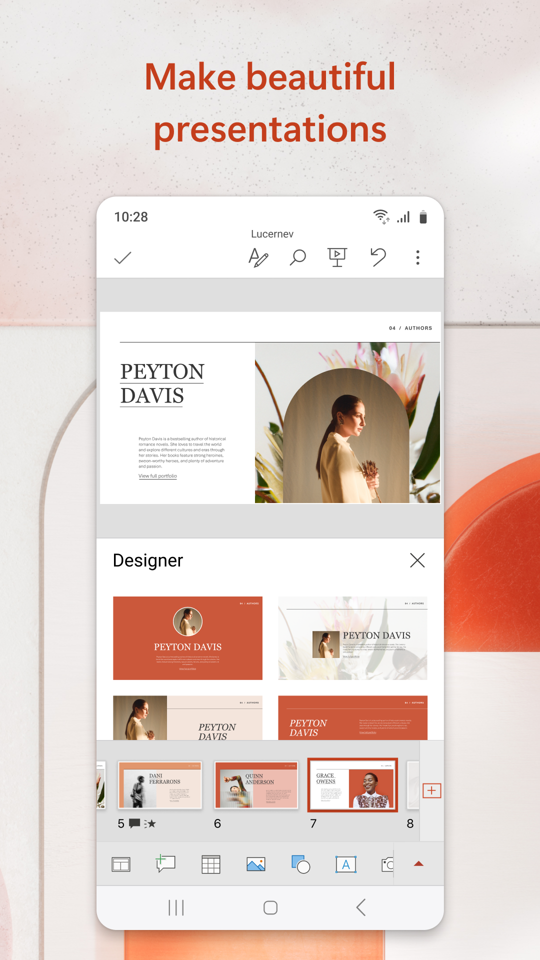 Captura de ecrã 2 da app Microsoft PowerPoint
