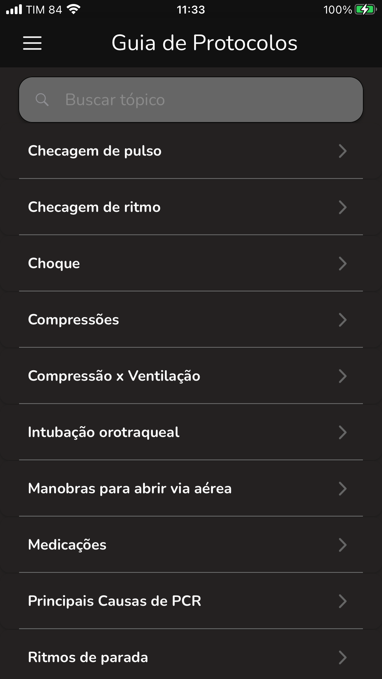 Captura de ecrã 4 da app Parada Cardíaca