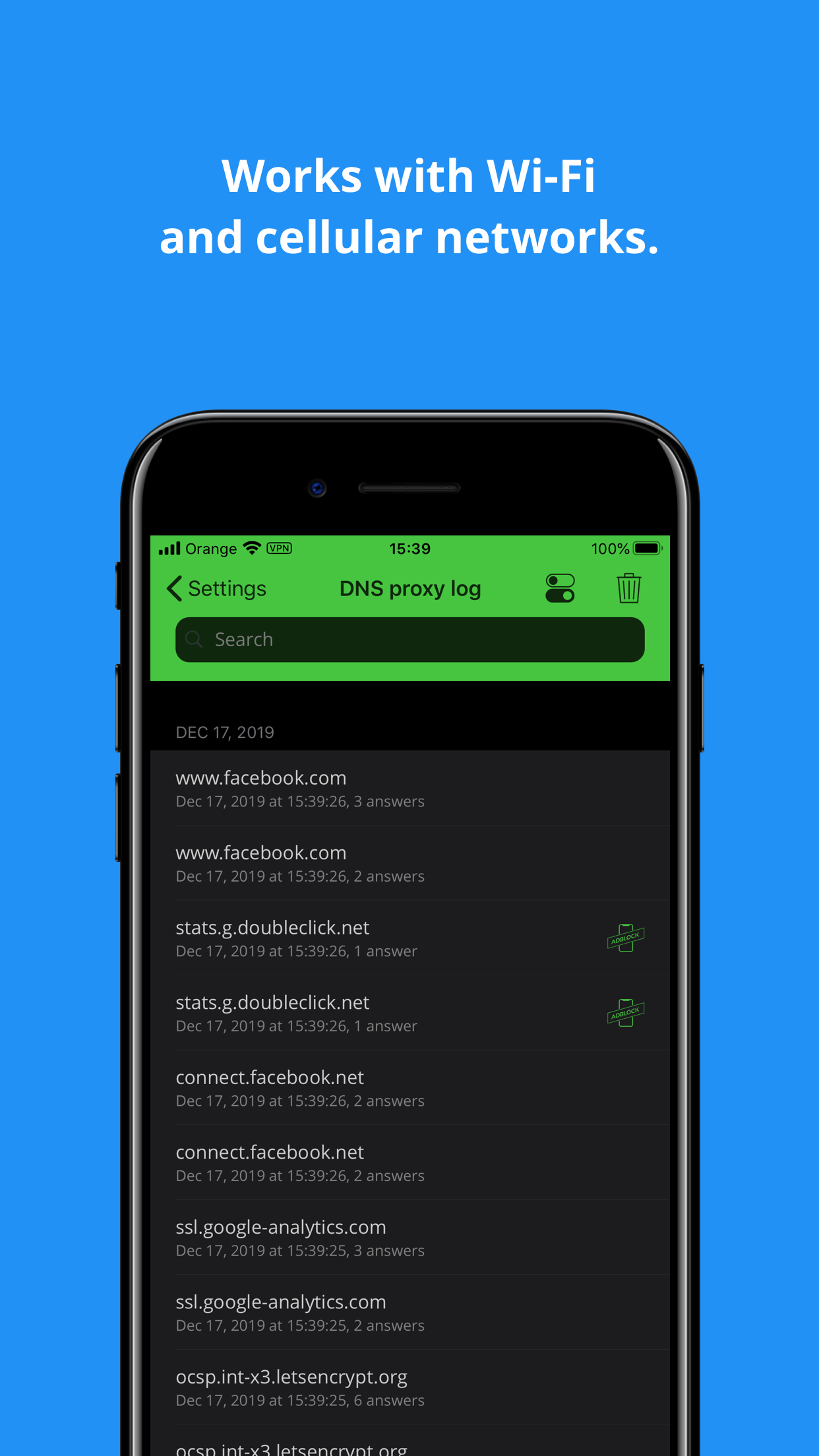 Captura de ecrã 4 da app AdBlock